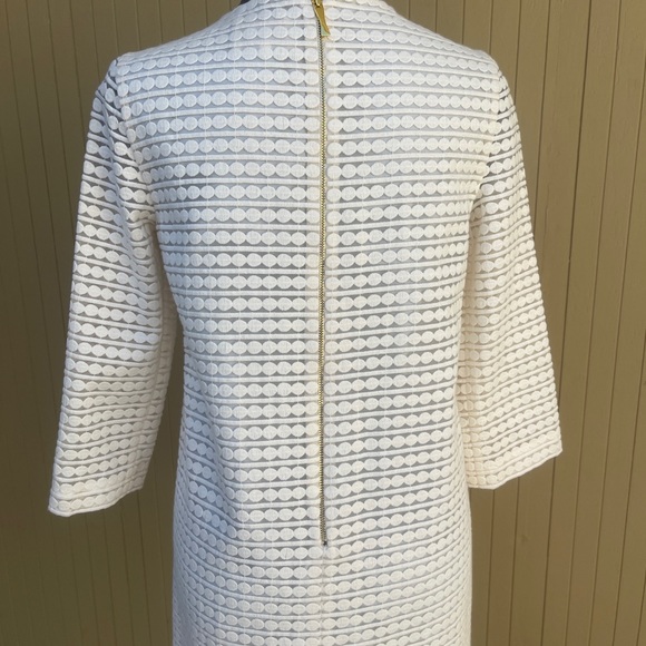 Kate Spade Ashby Cream Shift Dress Size 0 - Picture 4 of 8